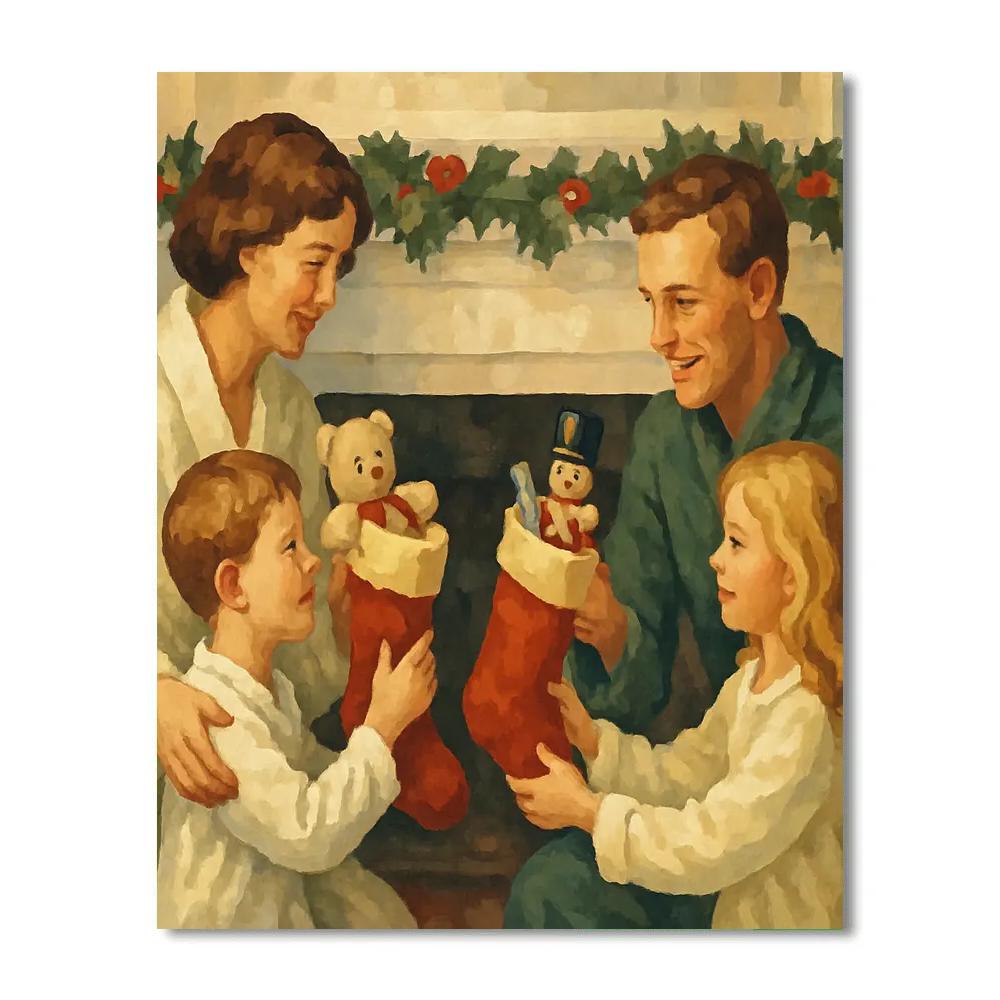 Stocking Exchange Morn paint by number