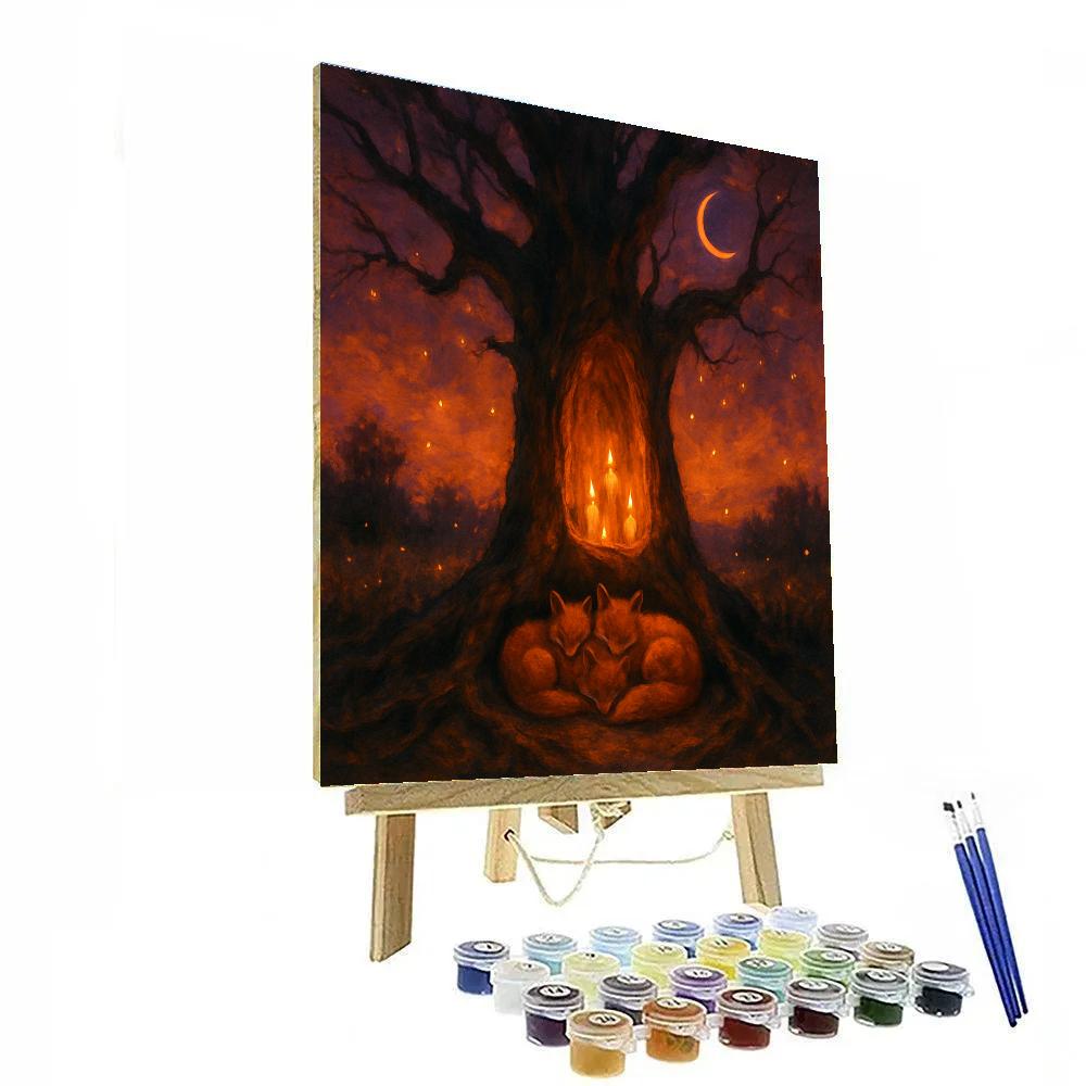 Nocturne Of The Hollow Oak paint by numbers