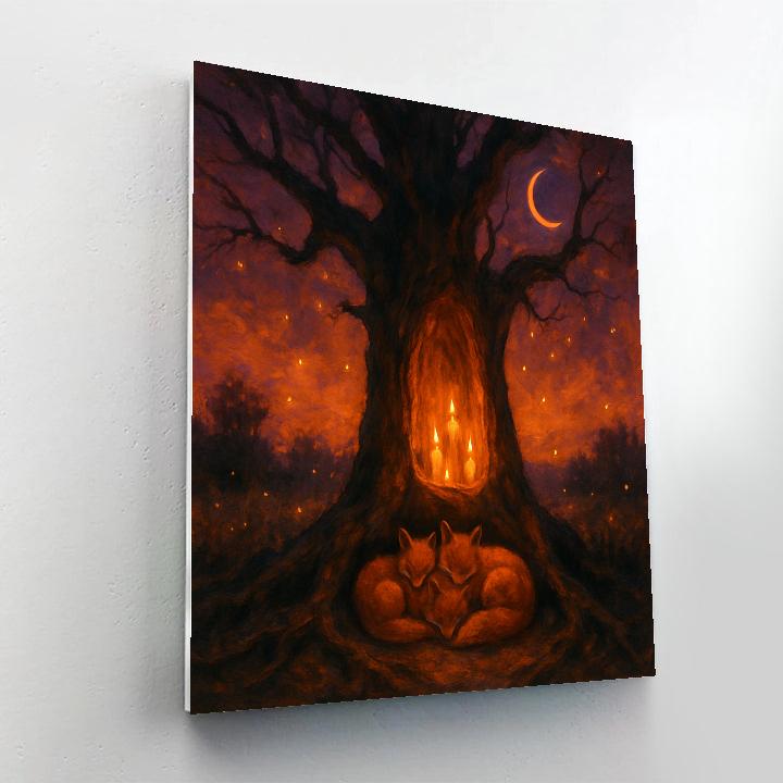 Nocturne Of The Hollow Oak paint by numbers