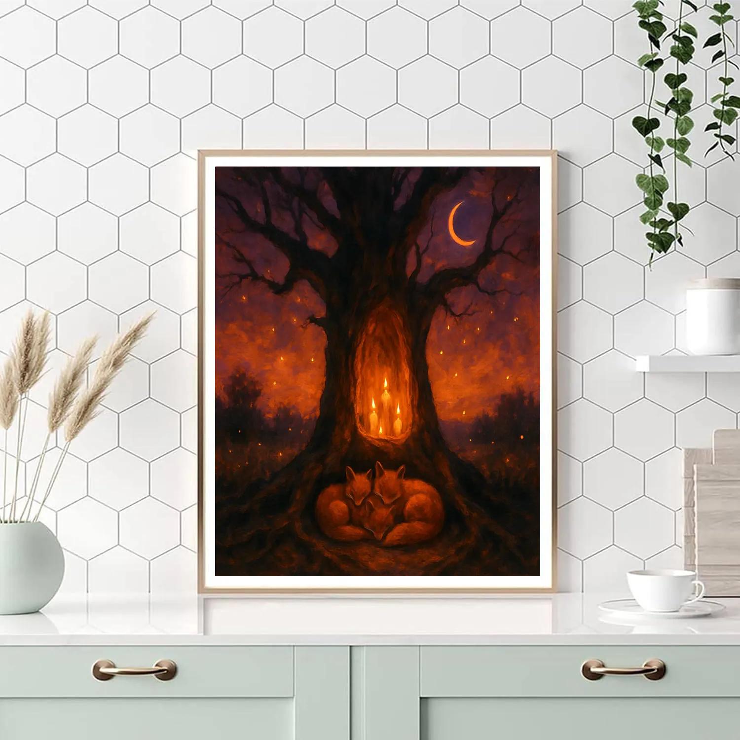Nocturne Of The Hollow Oak paint by numbers