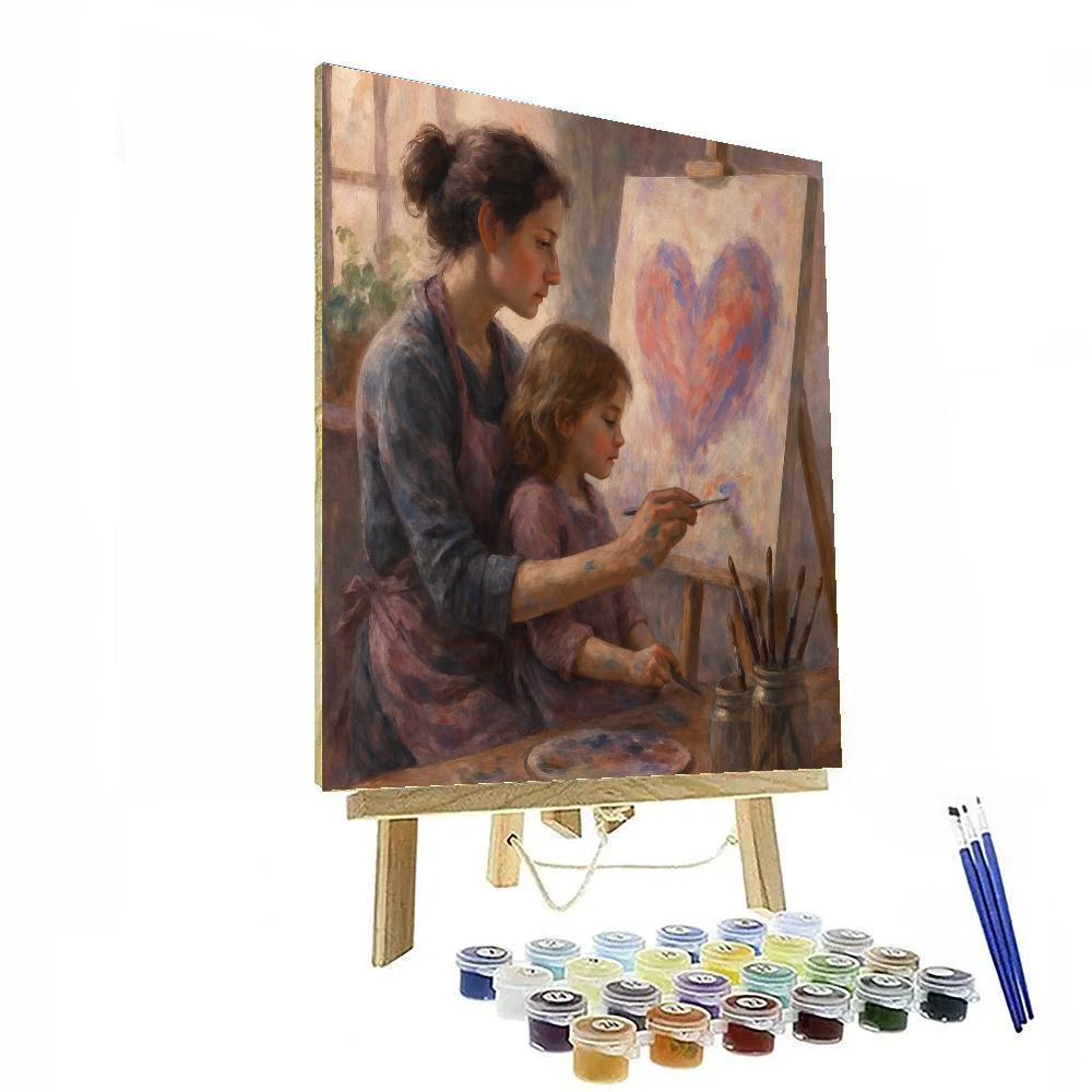 Quiet Painting Afternoon Together paint by number