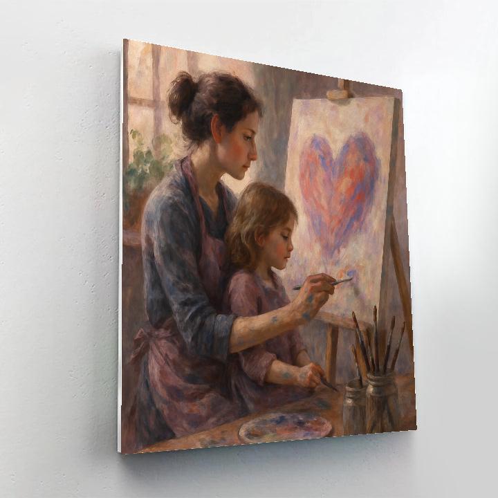 Quiet Painting Afternoon Together paint by number