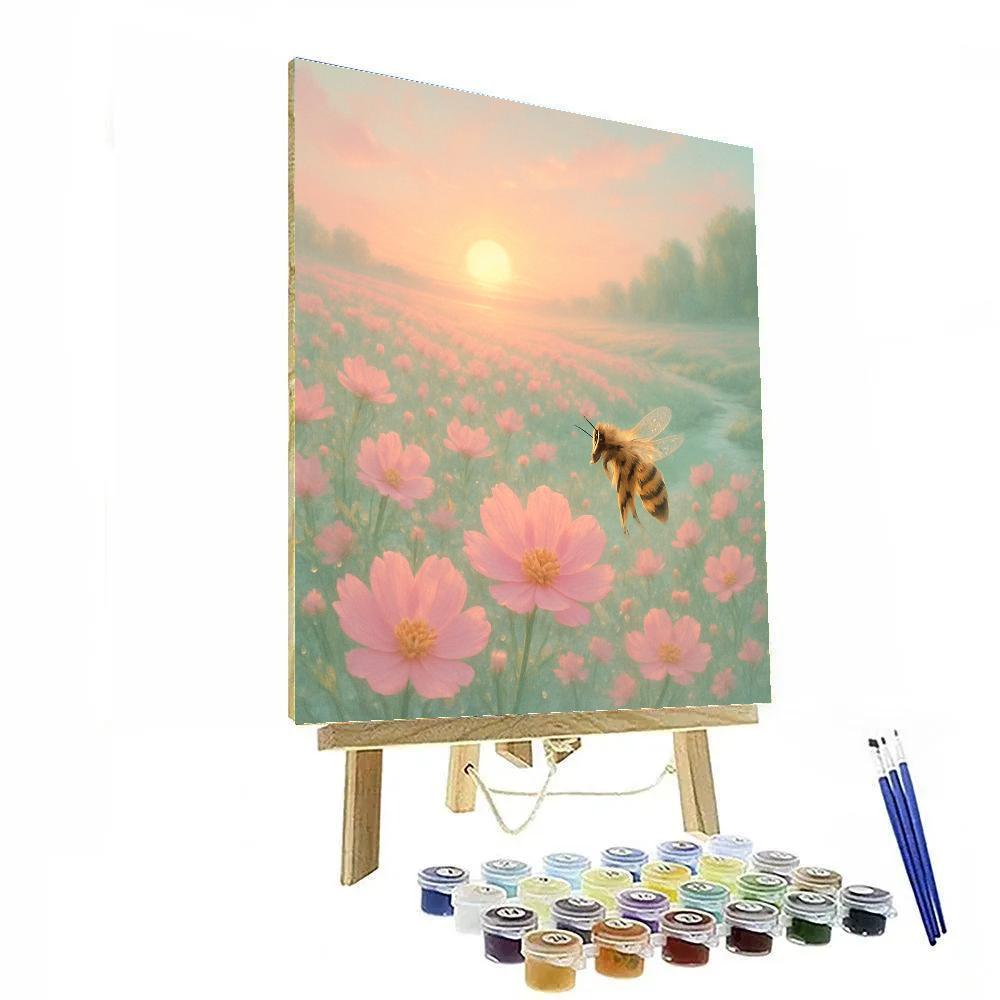 Flower Dawn Petal Tide paint by number