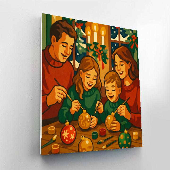 Ornament Workshop Joy Paint by numbers kits