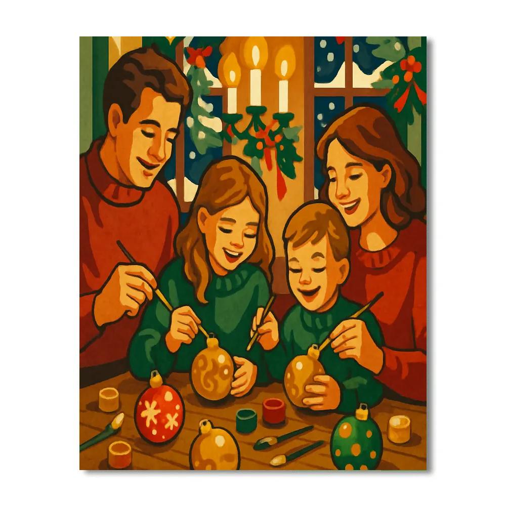 Ornament Workshop Joy Paint by numbers kits