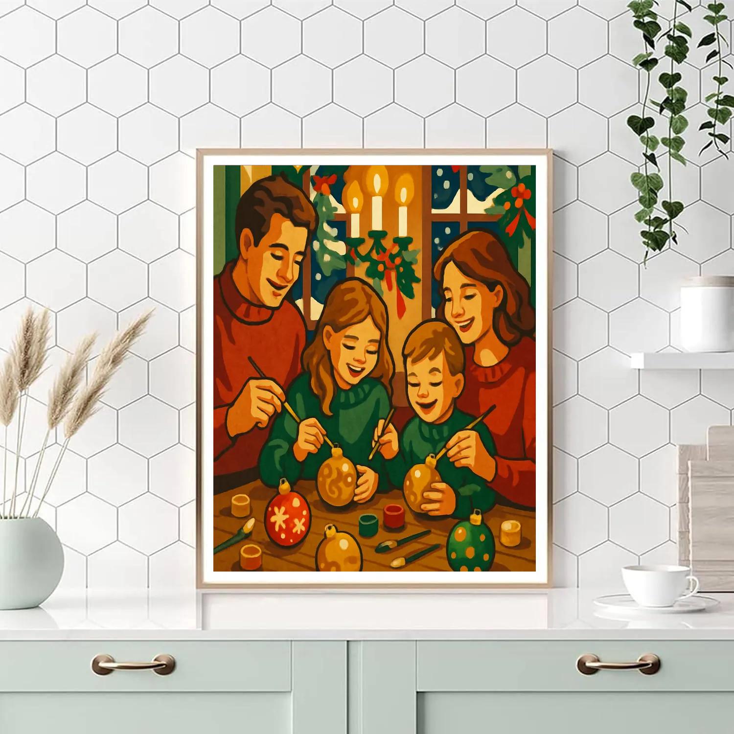 Ornament Workshop Joy Paint by numbers kits