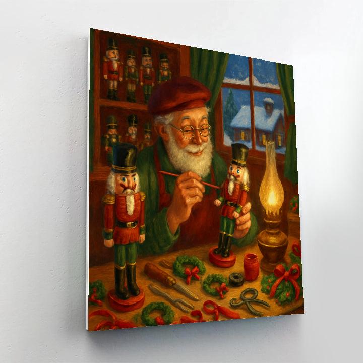 Nutcracker Toymaker Workshop paint by color
