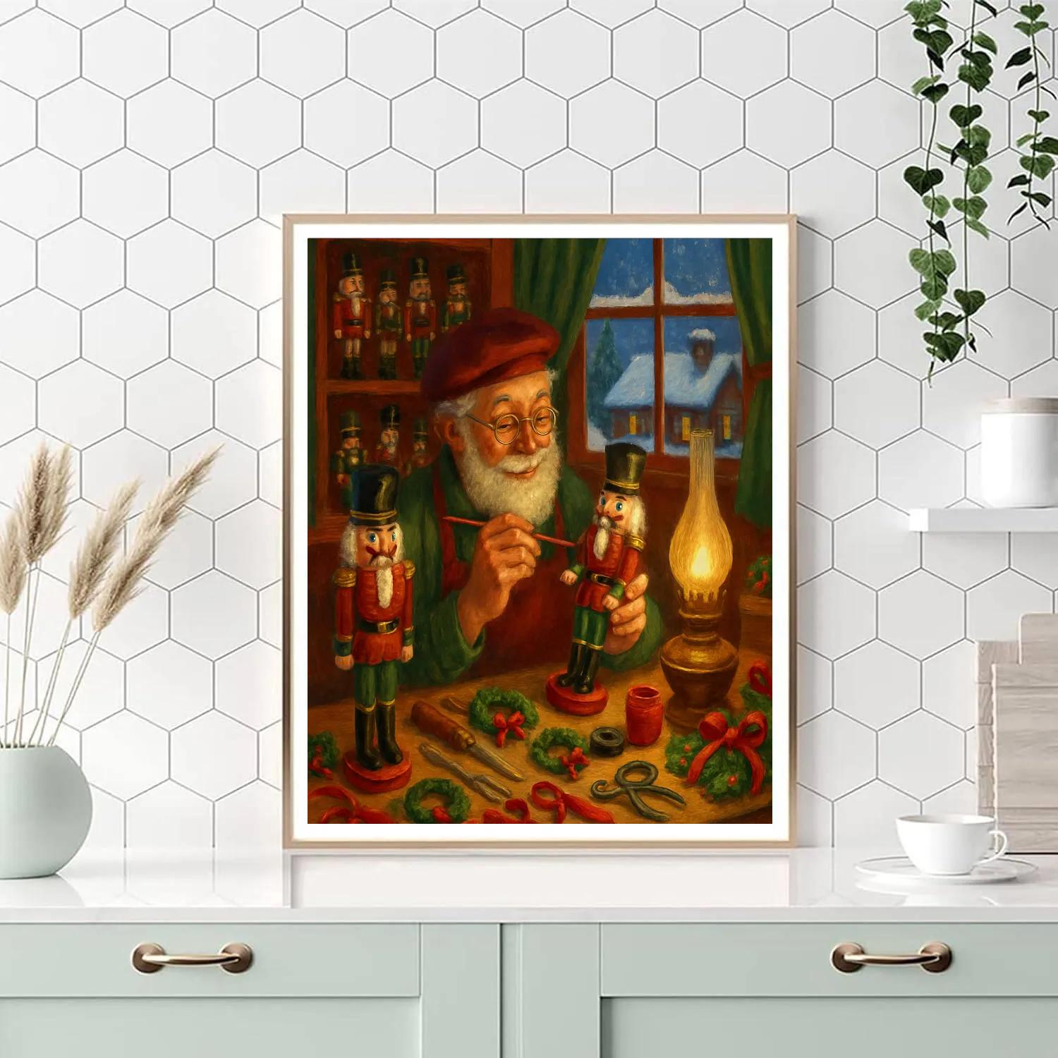 Nutcracker Toymaker Workshop paint by color