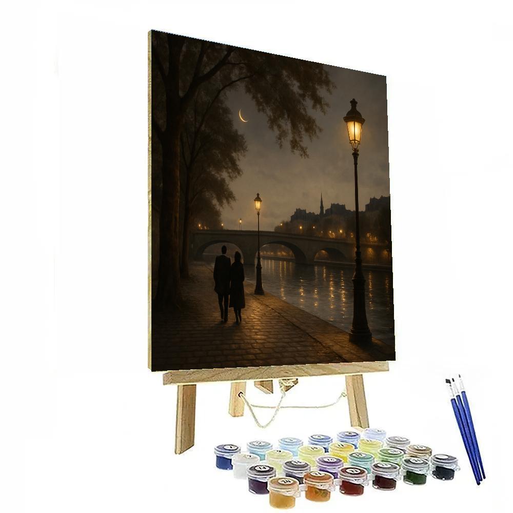 Paris Moonriver Promenade paint by color