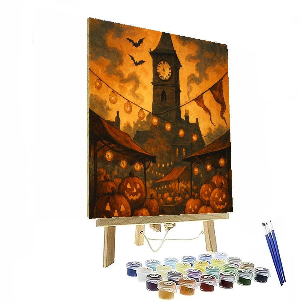 The Clocktower Harvest Numbered painting kits