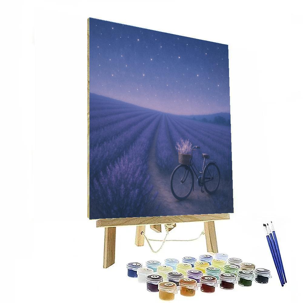 Lavender Night Breeze DIY paint by numbers