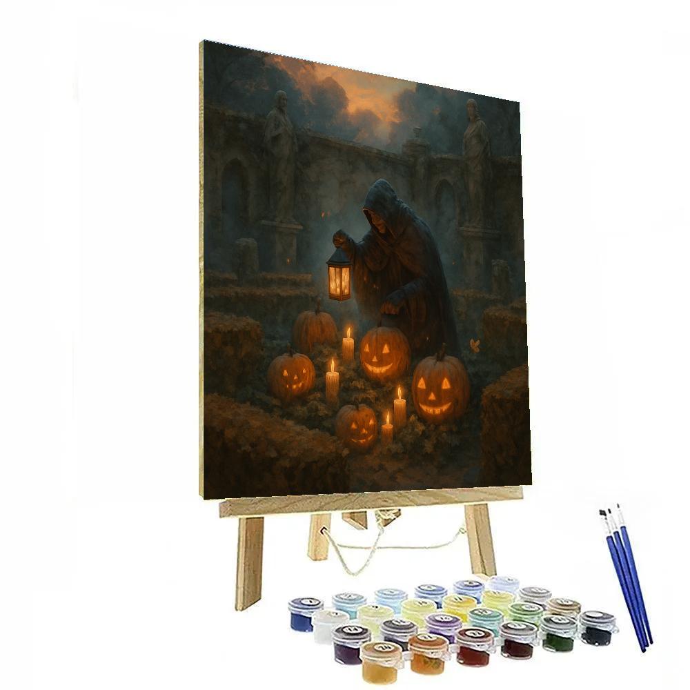 The Lantern Keepers Garden painting number kit
