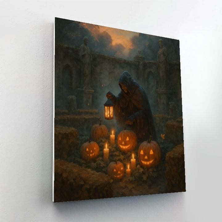 The Lantern Keepers Garden painting number kit