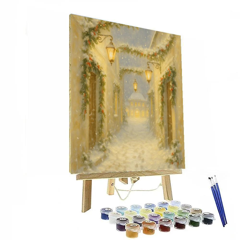 Mistletoe Alley Lanterns paint by color