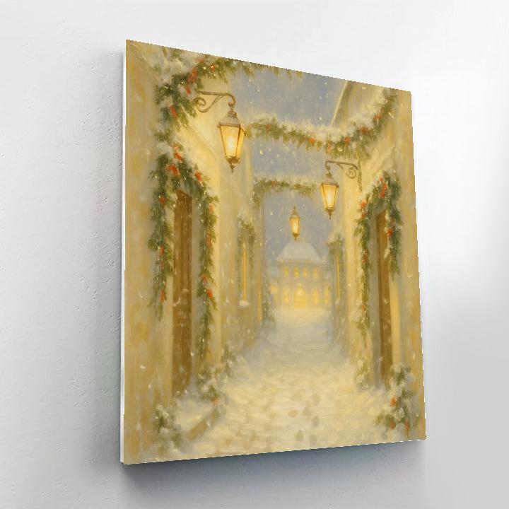 Mistletoe Alley Lanterns paint by color