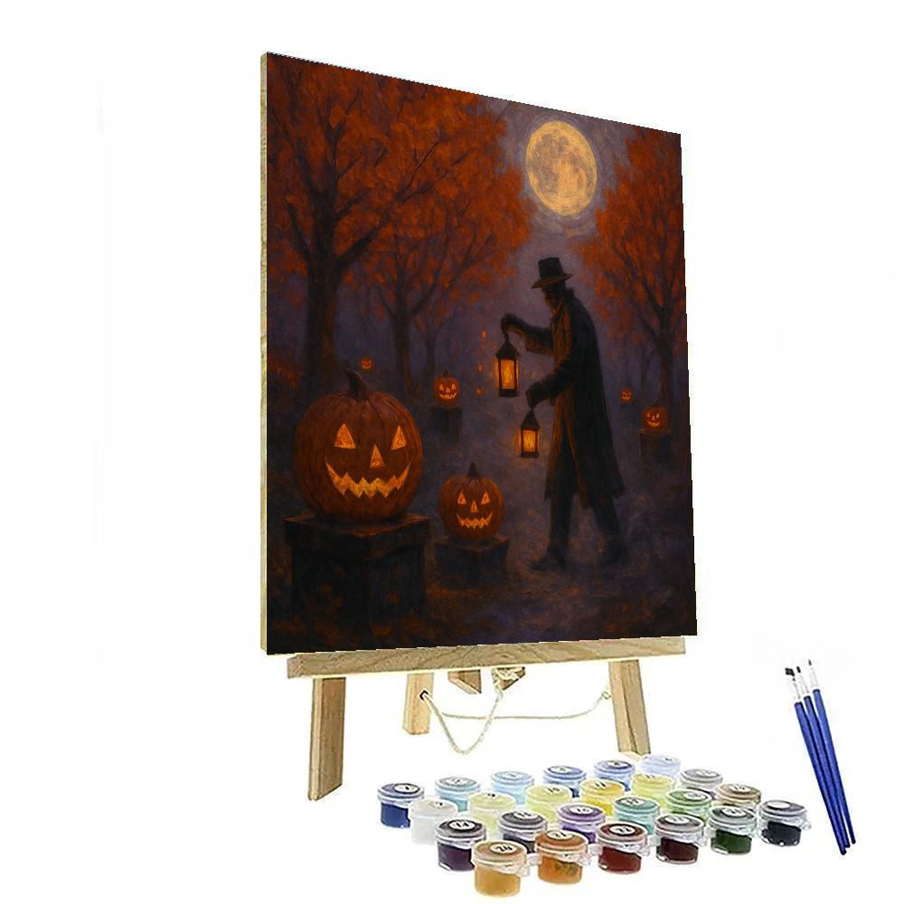 The Lanternmans Orchard Vigil Painting by numbers kit