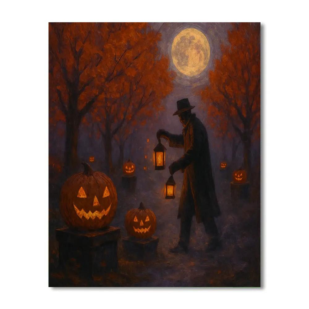 The Lanternmans Orchard Vigil Painting by numbers kit