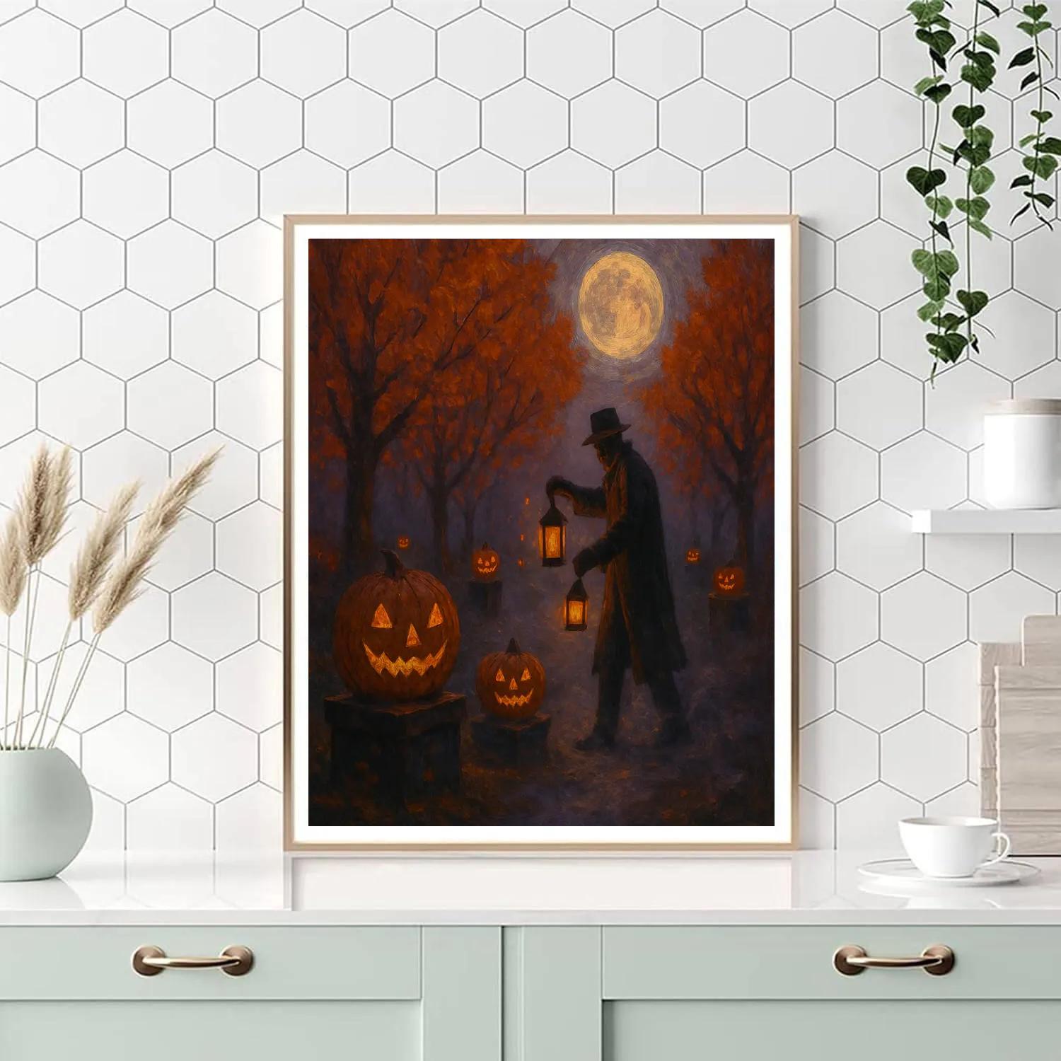 The Lanternmans Orchard Vigil Painting by numbers kit