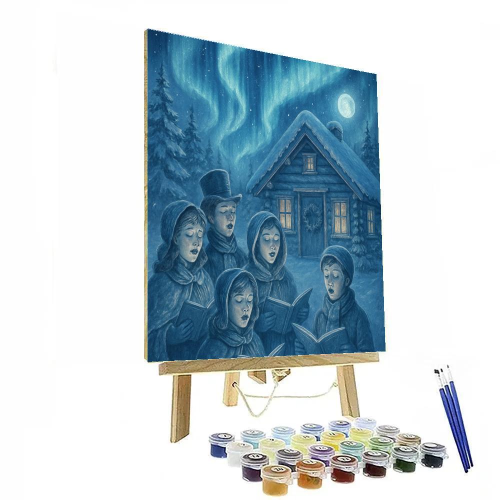 Aurora Cabin Choir paint by numbers