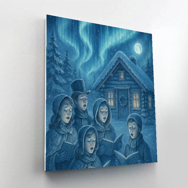 Aurora Cabin Choir paint by numbers