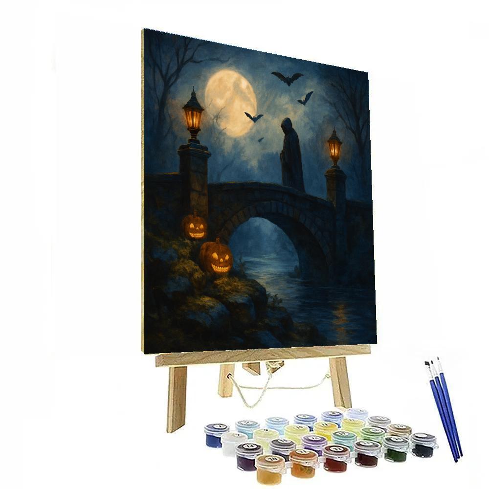 The Old Stone Bridge Keep paint by number