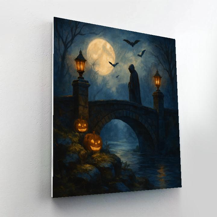 The Old Stone Bridge Keep paint by number