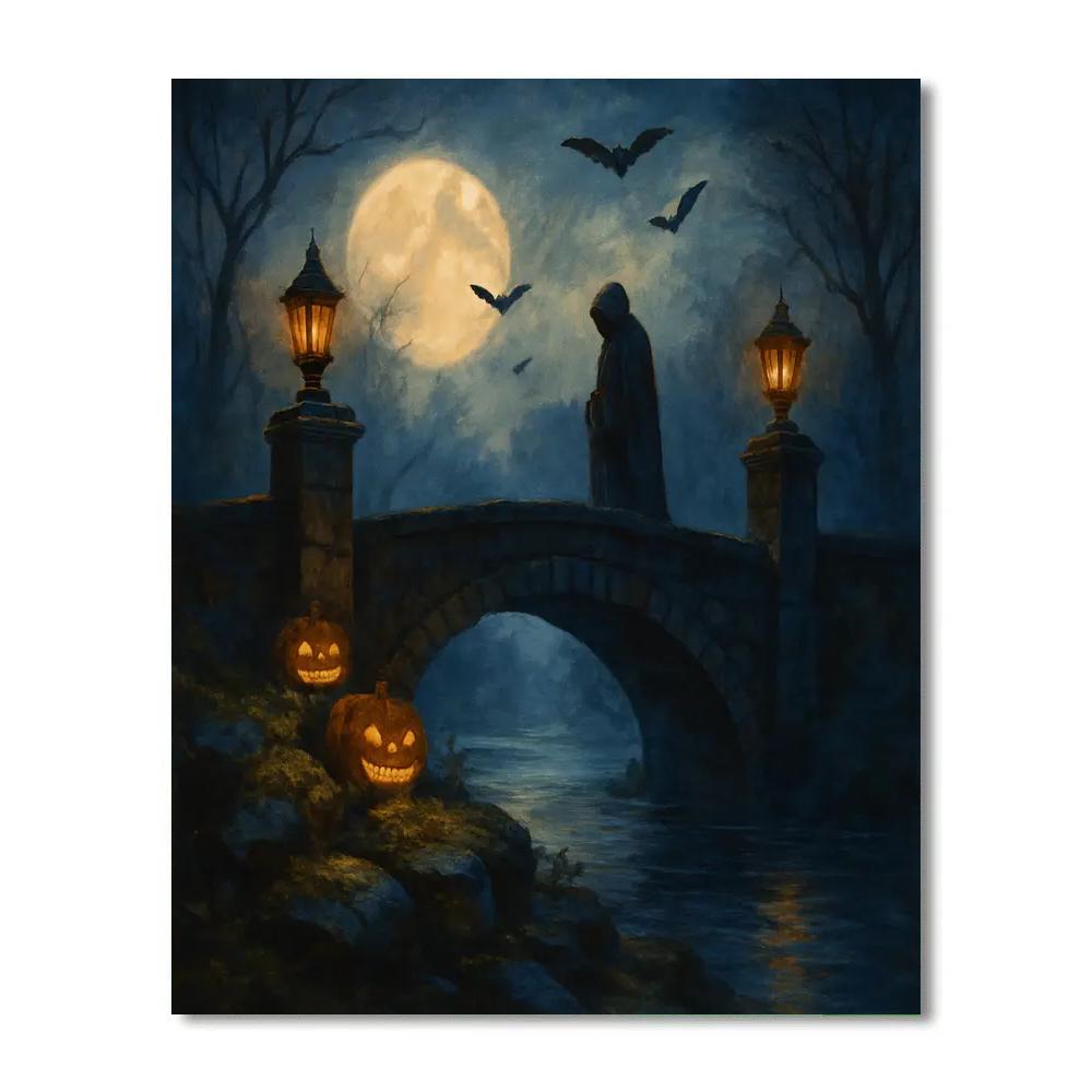 The Old Stone Bridge Keep paint by number