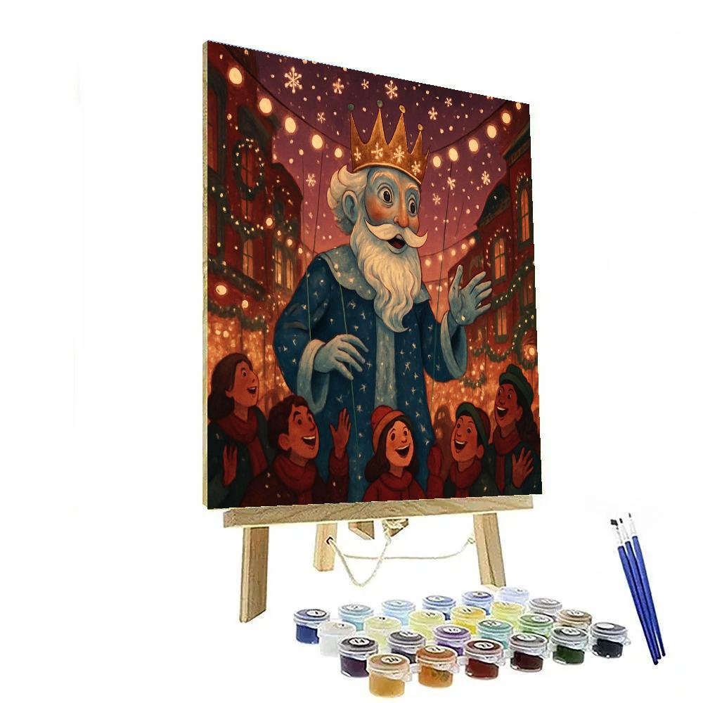 Puppet Snow King On Parade paint by color