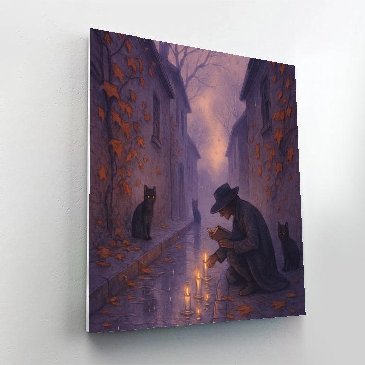 The Lantern Poets Lane DIY paint by numbers