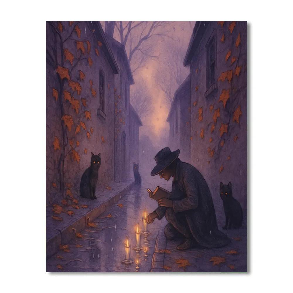 The Lantern Poets Lane DIY paint by numbers