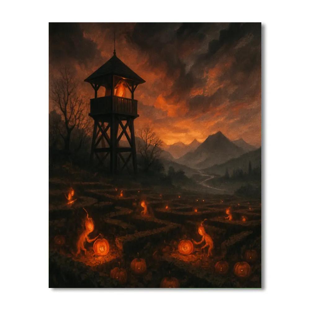 The Ember Orchard Keep Paint by numbers art