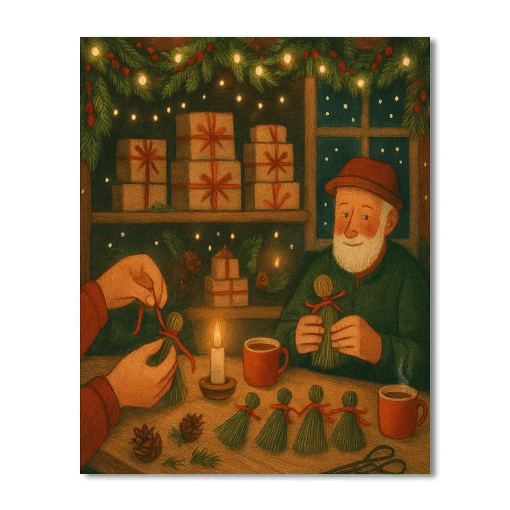 Pine Needle Toy Workshop paint by color