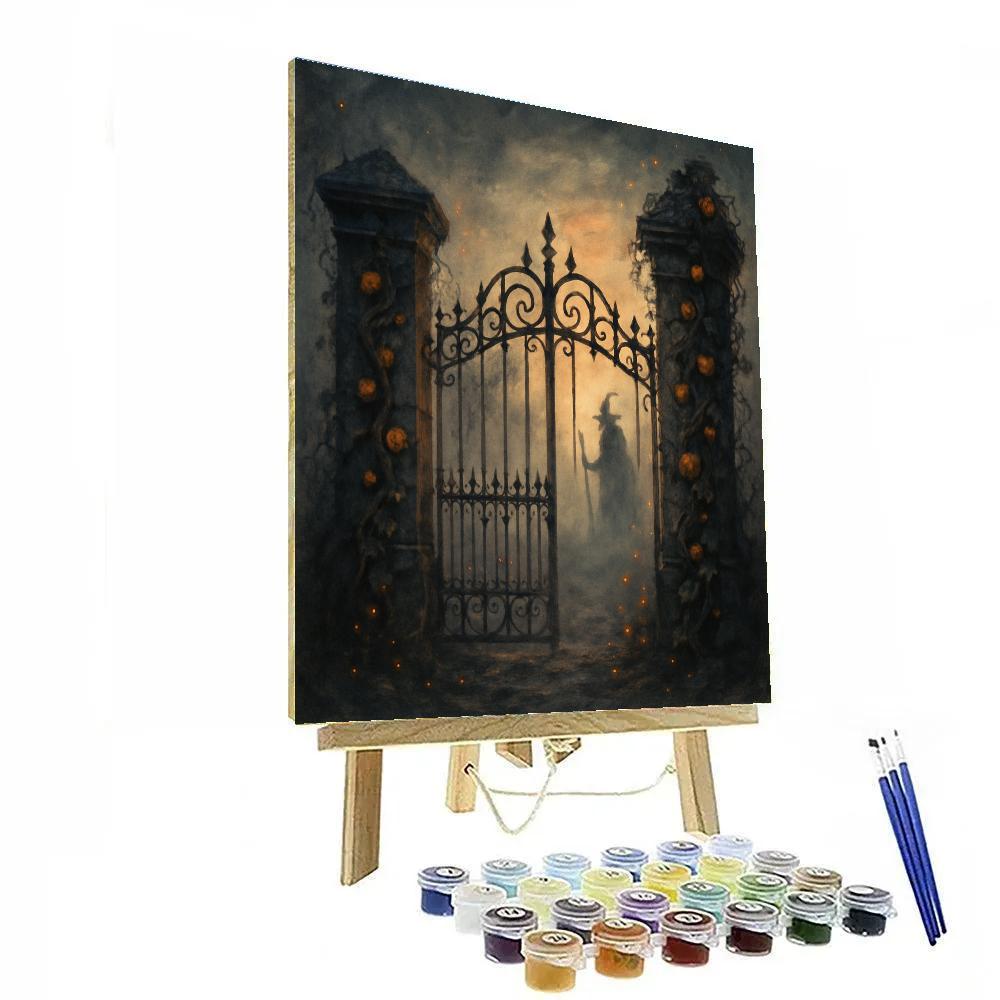 The Ember Gate Of Orchard Keep paint by numbers