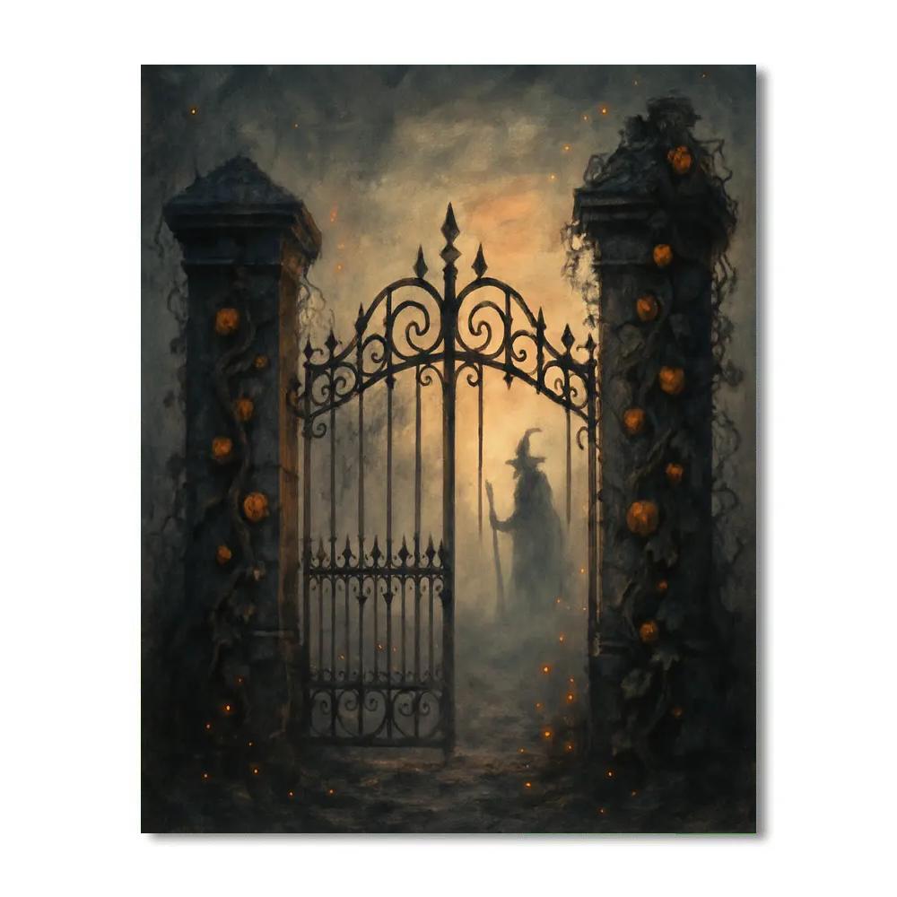 The Ember Gate Of Orchard Keep paint by numbers