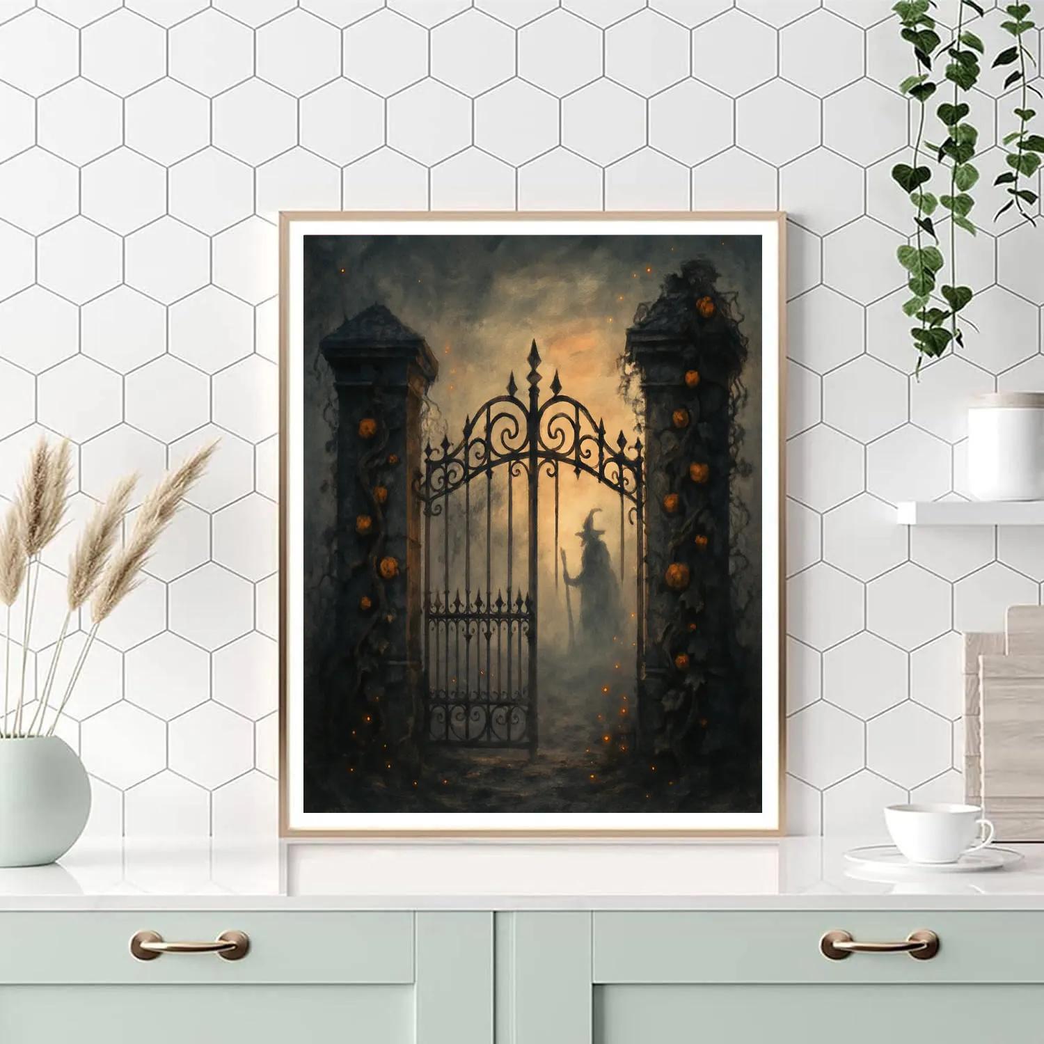 The Ember Gate Of Orchard Keep paint by numbers