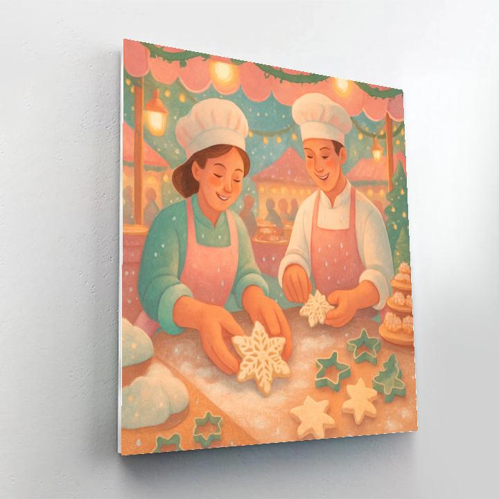 Snowflake Bakers Guild painting number kit