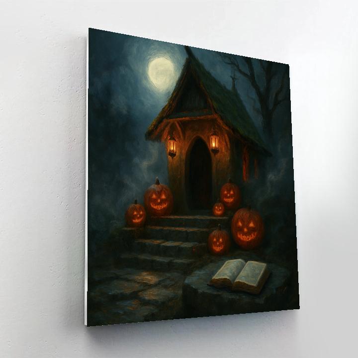 The Lanternwood Chapel DIY paint by numbers