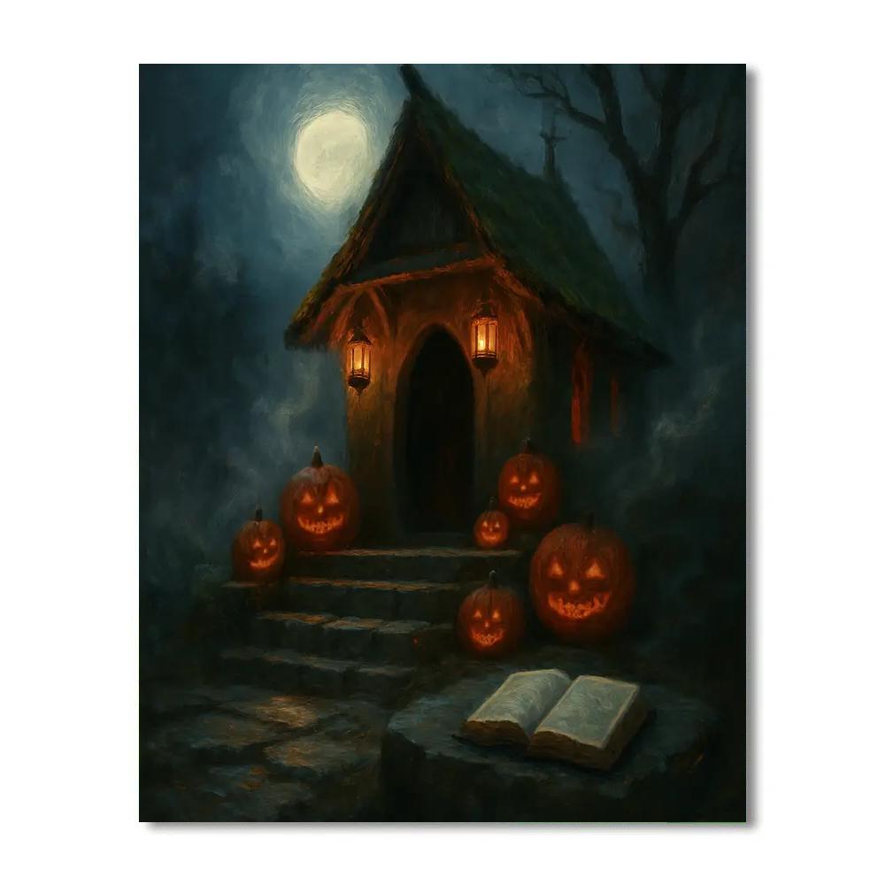 The Lanternwood Chapel DIY paint by numbers