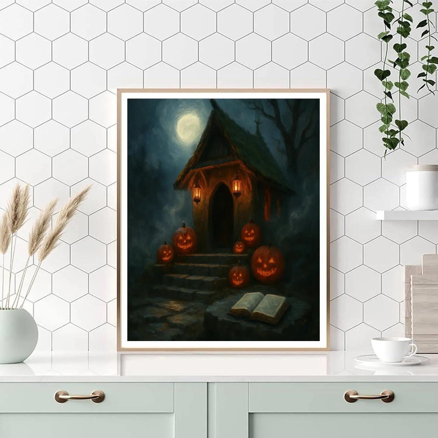 The Lanternwood Chapel DIY paint by numbers