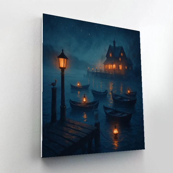 The Harbor Of Quiet Lanterns DIY paint by numbers