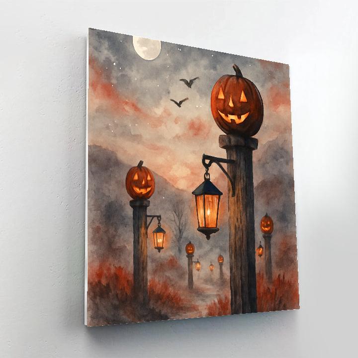 The Hollow Watch At Dawn paint by number