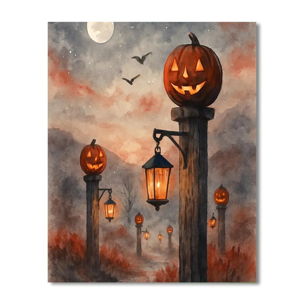 The Hollow Watch At Dawn paint by number