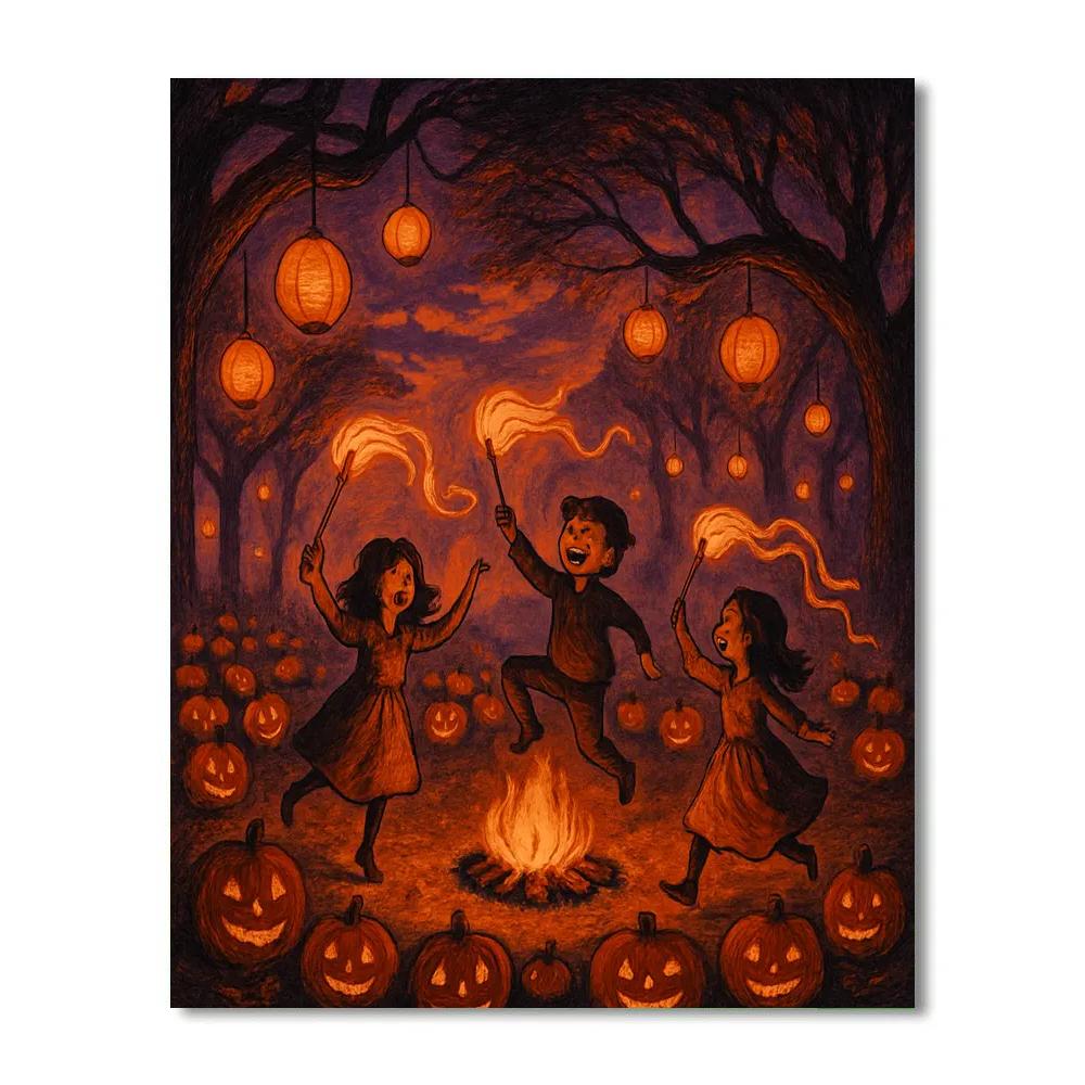 The Ember Glade Festival Paint by numbers kits