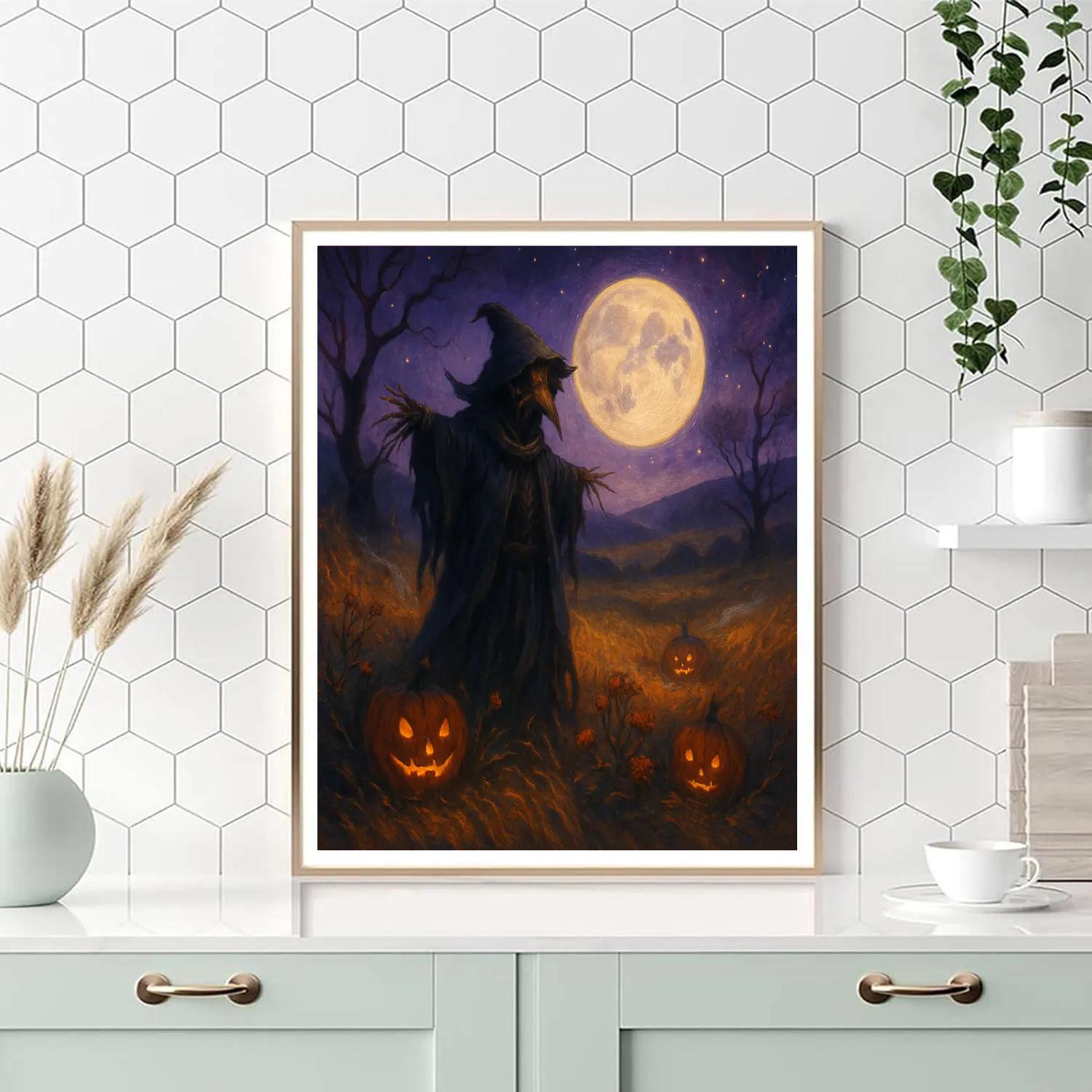 Twilight Whisper Through Haunted Meadows Paint by numbers kits