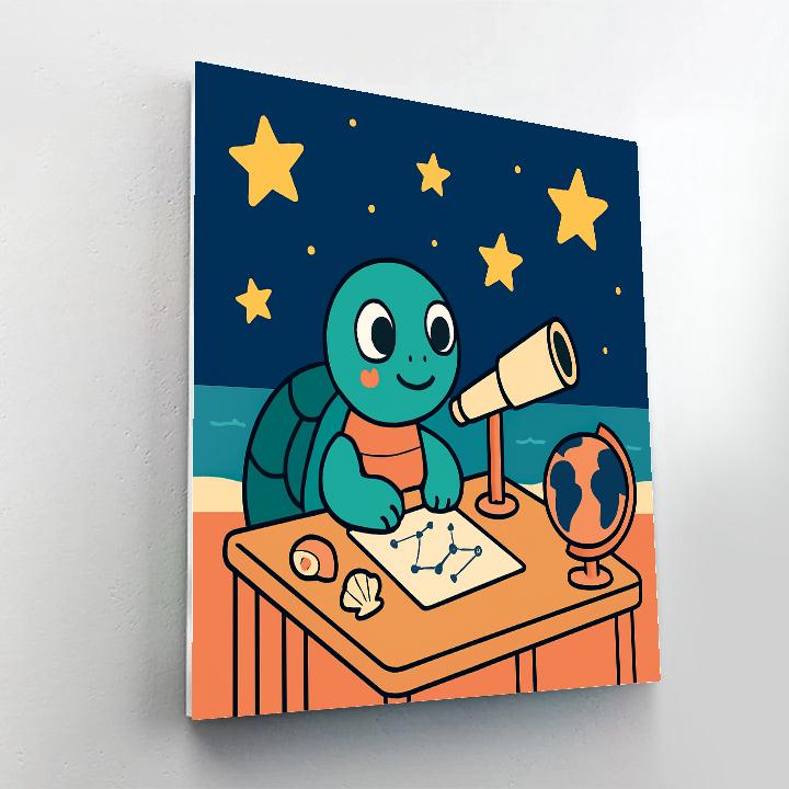 Stargazer Turtle Explorer Paint by numbers kits