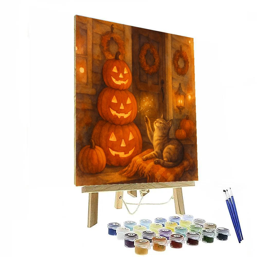 Harvest Porch Storybook paint by color