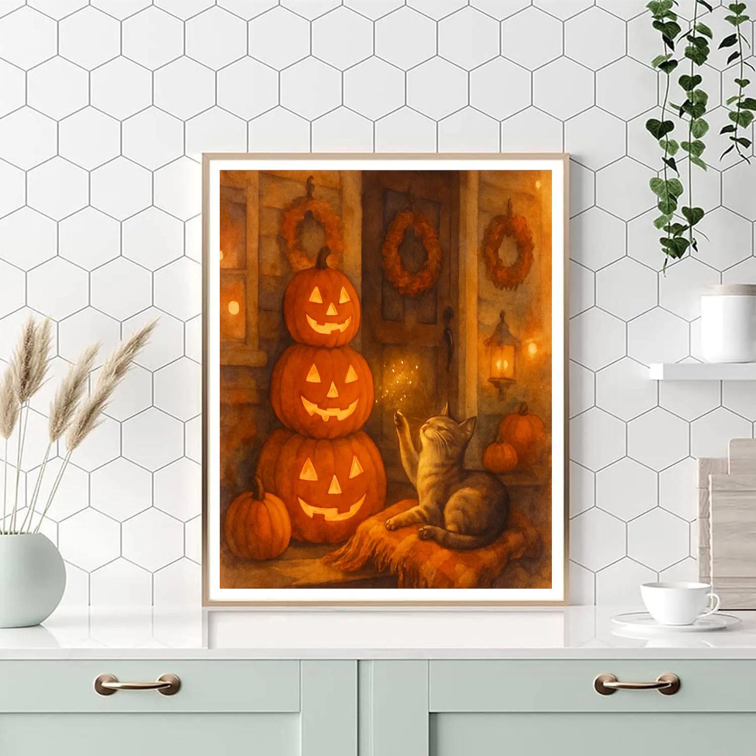 Harvest Porch Storybook paint by color