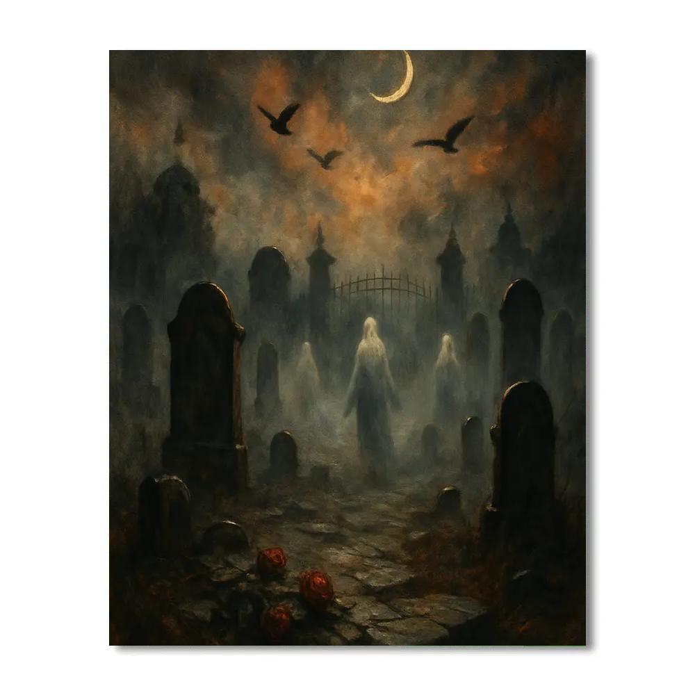 Twilight Grave Lane painting number kit