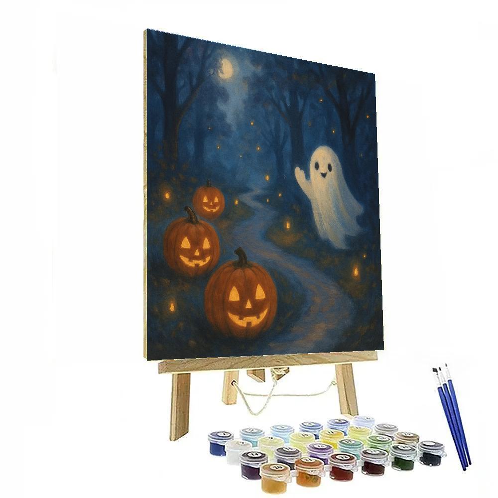 Lantern Trail By Starlit Grove Painting by numbers kit