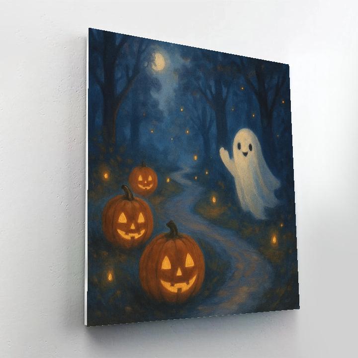 Lantern Trail By Starlit Grove Painting by numbers kit